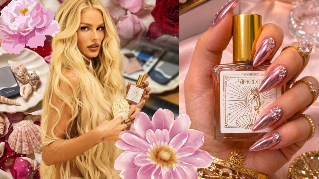 perfume Afrodite, Yasmin Brunet, Yasmin Beauty, perfume Afrodite Yasmin Brunet, Afrodite Mercado Livre, perfume feminino, perfume Afrodite 100ml, perfume Afrodite 25ml, Afrodite Olympéa, perfume parecido a Olympéa, perfumes Yasmin Beauty,